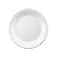 Köpük Tabak Yuvarlak Küçük Boy 100 Adet Çap:17cm Beyaz