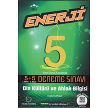 Palme Yayınları 5. Sınıf Din Kültürü Ve Ahlak Bilgisi 5+5 Enerji Deneme Sınavı Palme