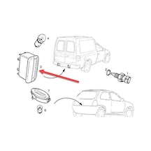 Opel Combo Plaka Lamba 1993-2002 90512270 754k4199 1.7, 1.4