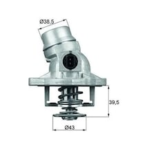 Bmw X5 4.4i Termostat 2000-2003 M62b44 Mahle Tm12105