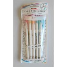 Mildliner Fırça Uçlu + Fosforlu Kalem Çift Uç Wft8-5c-n Çok Renkli