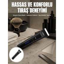 Suya Dayanıklı Tıraş Makinesi Hassas Paslanmaz Çelik Ve Titanyum Bıçak Yeni Nesil - Lisinya 2,5 Saat