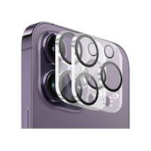 Buff Apple Uyumlu iPhone 14 Pro Max / 14 Pro Kamera Lens 2 Adet Şeffaf