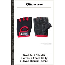 Özel Seri Bileklik Kavrama Force Body Eldiven Kırmızı- Small