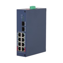 Dahua Chs4210-8gt-110, 8 Port, Gigabit, Poe 110w, 2 Port Uplink, 2 Port Sfp, Cloud Yönetilebilir, Switch