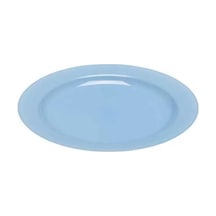 Plastik Mavi Tabak 19 Cm - 10 Adet