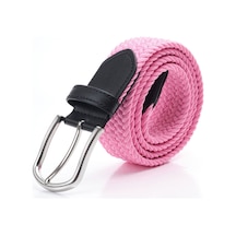 Dwoy Elastik Örgü Kemer Pembe-888