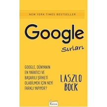 Koridor Google Sırları Laszlo Bock