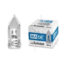 Çelik Turbolet Dübel En 11 Mm Boy 40 Mm 1 Paket 100 Adet