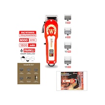 Saç - Sakal Kesme Traş Makinesi Ayarlanabilir Bıçak - 0,1mm-0,5mm 8000rpm 6 Farklı Kesim Mr-4800 5705