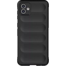 Samsung Uyumlu Galaxy A05 Kılıf Optimum Silikon - Siyah Çok Renkli