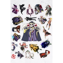Overlord Anime Sticker Paketi 20 Adet Çok Renkli