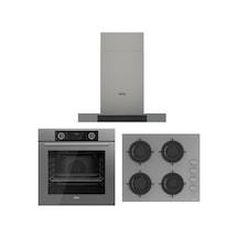 Ferre Fryart XE63CPR - CS208 - D102 Gri Ankastre Set