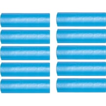 J-250 Jumbo Boy Çöp Poşeti 80x110Cm 90Lt 10'lu Rulo 10 Paket Mavi