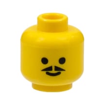 Minifigür Parçaları: Kafa: 3626p03