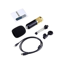 Bm800s Rgb Işık Efekli Usb Mikrofon - Canlı Yayın, Oyun, Konferans İçin Kaliteli Kayıt Ve Sabit Tripod Ayak