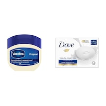 Nemlendirici Jel Original 100 Ml + Dove Beauty Cream Bar Katı Güzellik Sabunu Original Nemlendirici Etkili, 4x90 G Acı Badem