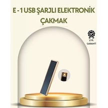 Usb Şarjlı Alevsiz Elektronik Çakmak Rüzgara Dayanıklı, Gazsız, Güvenli Kullanım