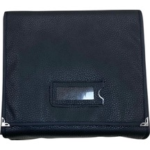 Deri Kumaş Siyah Renk 80 / 76 Cm Üçlü Set Sergileme Seyahat Çantası
