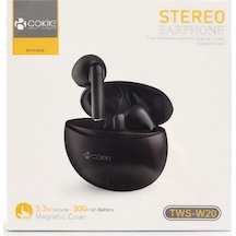 Cokike Tws-w20 Kablosuz Bluetooth Kulaklık Stereo Extra Bass Şarj Kutulu Cokike Tws-w20 Kablosuz Bluetooth Kulaklık Stereo Extra Bass Şarj Kutulu