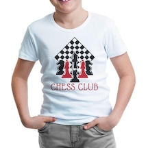 Satranç - Kulüp Beyaz Çocuk Tshirt