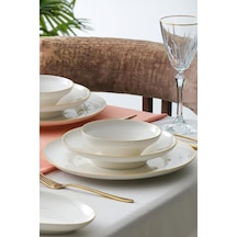 Mallory 54 Parça 12 Kişilik Gold Porselen Yemek Takımı