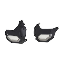 Honda Nc 750 X 18-20 Polısport Kapak Koruma Siyah Gri Siyah - Gri