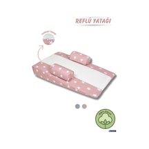 Bebek  Yatağı, Yastığı Yıkanabilir Kılıf- Pembe