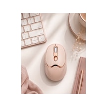 Bluetooth Ve 2.4g Destekli Sessiz Kablosuz Mouse Şarjlı Tasarım - Stepco8873-4388 Renkli Diğer