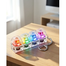Işıklı Anahtarlık - Blue Switch Uczzzklavyeanahtarlık-6