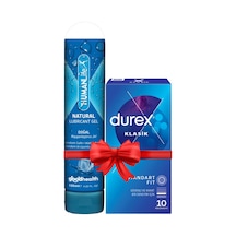 Humanlife Doğal Kayganlaştırıcı Jel 125 ML + Durex Klasik Prezervatif 10'lu