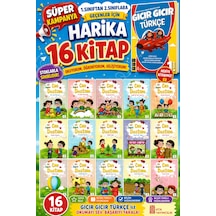 1. Sınıftan 2.sınıfa Geçenler İçin Harika 16 Kitap Gıcır Gıcır Türkçe+ Can Dostum Hikaye Seti