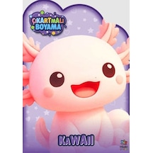 Kawaii Zamanı - Çıkartmalı Boyama Kitabı - Rxlu-730446