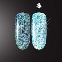 Flash Glow Işığı Yansıtan Pigment Blue 5 Gr - Parlak Mavi Nail Art Tozu