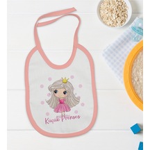 Bk Kids Küçük Prenses Tasarımlı Pembe Bebek Mama Önlüğü Pembe