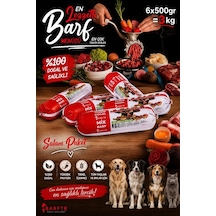Mix Barf 3 Kg 500 Gr Salam Paket Tekli Ambalajlarda Köpek Maması-110