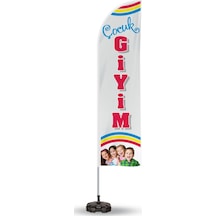 Çocuk Giyim Reklam Yönlendirme ve Tanıtım Yelken Bayragı
