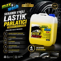 4 Kg Premium Seramik Etkili Lastik Parlatıcı Islak Görünüm, Derin Parlaklık & Uzun Süreli Etki