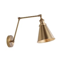 Rsylight Retro Rustik Metal Akrobatik Mafsallı Eskitme Kaplama Dekoratif Duvar Aplik Eskitme