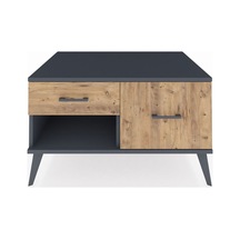 Kronos Şifonyer 2 Çekmeceli 88x59x48 Antrasit-antrasit/çam Antrasit/çam