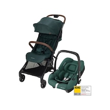 Maxi-Cosi Oslo-Cabriofix I-Size Tek Elle Katlanabilen Ultra Kompakt Seyahat Sistem Bebek Arabası Green