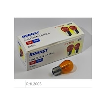 Sinyal Ampulü 12v 21w 93 Dipli Tek Flama Turuncu Amber Rhl2003 Onkar Otk-24269