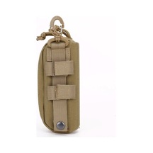 Gajeena Taktik Gözlük Kılıfı Nylon Dayanıklı Sert Kasa Su Geçirmez Av-fishing-turizm Çanta Karabinerli Kahverengi Çok Renkli