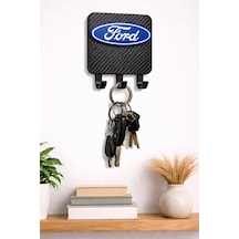 Ford Logolu Anahtar Askılığı Duvar Tipi Anahtarlık Askısı 96x77mm
