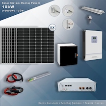 Matech 10 KW Solar Paket Sistem 10000W/gün