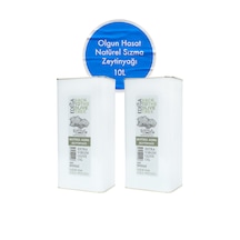 10 Lt Soğuk Sıkım Zeytinyağı Olgun Hasat , Edremit Tipi Zeytin , Sızma