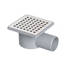 Maxiflow Paslanmaz Yer Sifonu 10X10 Q50 Çerçeveli