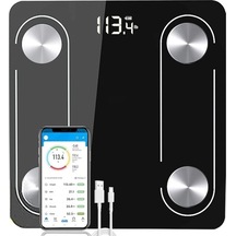 Lichen Bluetooth Akıllı Vücut Yağ Ölçer Elektronik Tartı Yağ