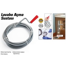 Lavabo Ve Gider Boruları Açacağı - Lavabo Açma Sustası - 5metre 4801