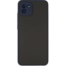 Newface Samsung Galaxy A03 Kılıf Montreal Silikon Kapak - Lacivert